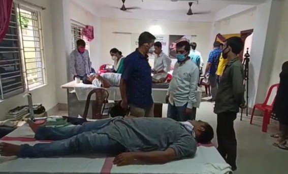 On Durga Puja, Blood Donation spree in Tripura by Left unions On Durga Puja, Blood Donation spree in Tripura by Left unions